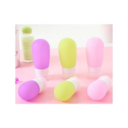 200pcs Hot Makeup Refillable Bottles Traveling Packing Silicone Press Bottle for Lotion Shampoo Shower Gel new