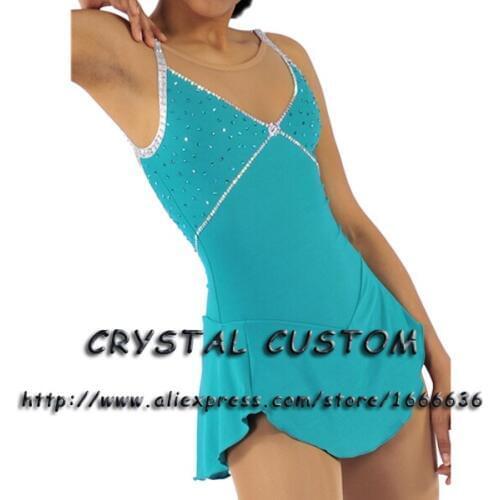 2016 Custom Ice Skating Dresses For Women Graceful New Brand Figure Skating Dress For Competition DR2762