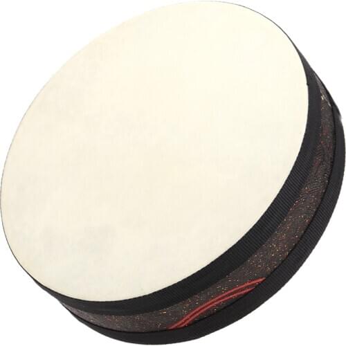 8"/ 10" Ocean Wave Bead Drum Handbell Hand Drum Gentle Sea Sound Educational Musical Instrument Percussion Instrument Toy