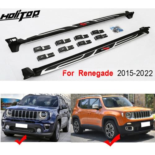 OE model side step bar foot pedals running board for jeep Renegade, ISO9001 exellent quality,free drill hole, easy installation