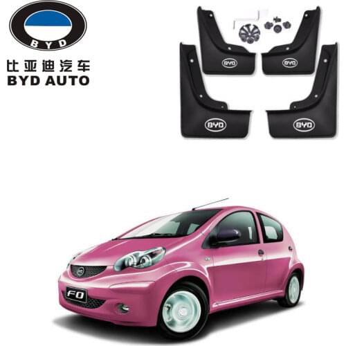 4pcs/set Auto Car fender mudflaps fender mud guard Mudflap for BYD F0 mini byd car