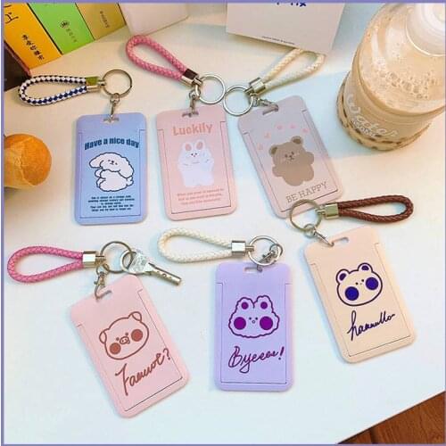 Cover Case Child Bus Card Business Card Holder Cute Retractable Card Bank