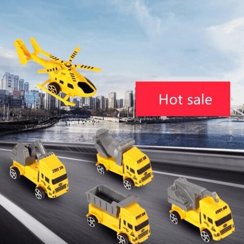 Childrens Toy Car Engineering Vehicle Fire Truck Toy Racing Car Motorcycle Cleaning Car Pull Back Car Set Childrens Toys