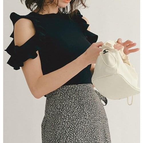KADUWAKI Womens Off Shoulder Pullovers China