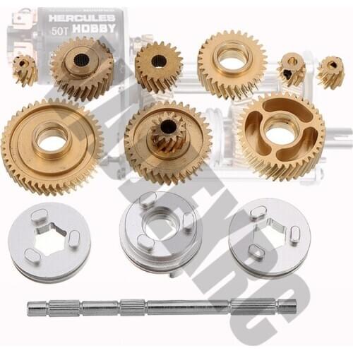 Metal Strengthen Gear with Synchronizer Set for 1/14 Scale Tamiya Remote Control Tractor Truck SCANIA R620 R470