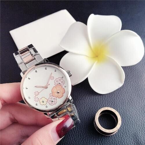 Fashion Simple Quartz Watch 2020 Ladies Wrist Watches For Women Clock Flowers Womens Watches Female Watch orologio donna