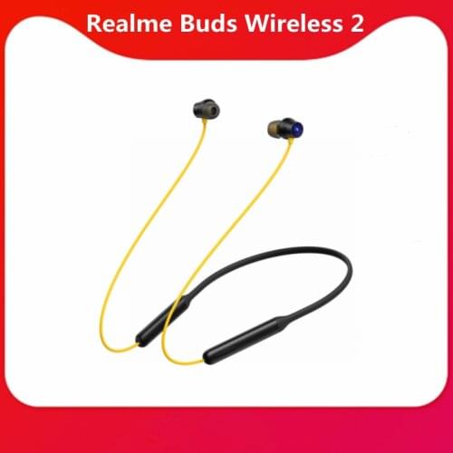 Original Realme Buds Wireless 2 BT 5.0 LDAC Headphones with active noise cancellation Hi-Fi Bass Boost TWS earphone IPX5