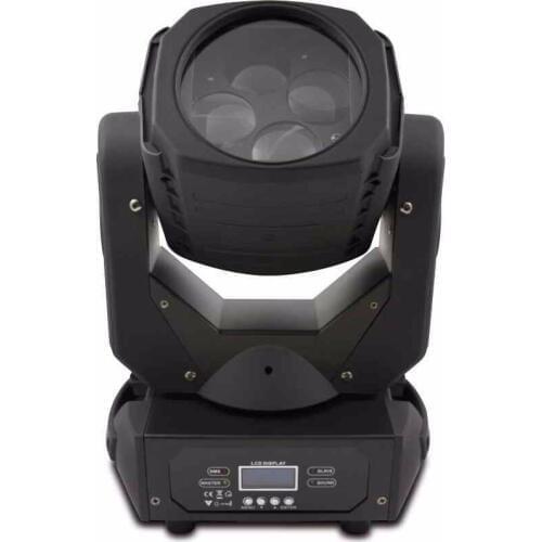 6pcs/lot DJ Lighting 4*25W Super Beam LED Moving Head disco Lights 4 in 1 rgbw dmx stage lighting For Stage Wedding Decorative