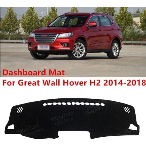 For Great Wall Hover H2 2014-2018 Anti-Slip Mat Sunshade Dashmat Protect Carpet Dashboard Cover Pad Accessories