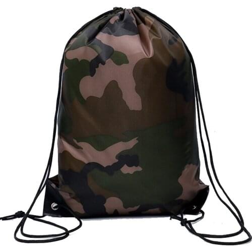 30PCS / LOT Drawstring Bag Nylon Waterproof Cycling Backpack Sports Large Capacity Travel Backpack