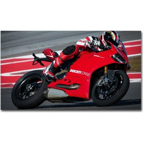 Ducati Superbike 1199 Panigale R Sport Motorcycle Wall Art Posters and Prints Canvas Art Paintings For Room Decor