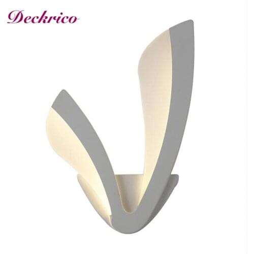 LED Wall Lamp Modern Minimalist Wall Lights 12W White Bedside Lamps forLiving Room Bedroom Bedside Lights Fixture