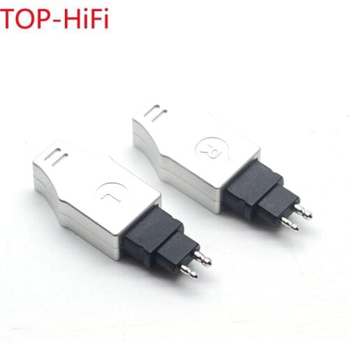 TOP-HiFi one pair Headphone plug Replacement For Sennheiser HD660S HD600 HD650 Earphone plug