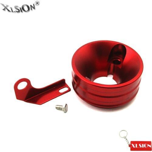 XLSION Red Air Filter Adapter Stack For 6.5HP Honda Clone GX160 GX200 Engine ATV Go Kart Mini Bike