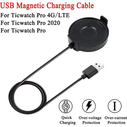 Replacement Charger Cradle Dock For Ticwatch Pro 2020 USB Charging Cable Base For Ticwatch Pro Wireless Magnet Portable Adapter