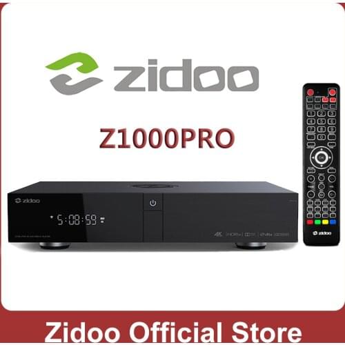 ZIDOO Z1000PRO- RTD1619DR CHIPSET 4K Android 9.0 Tv Box HDR10+ VS10 HIDDEN HDD BAY AND ANTENNAS WOL 【2G+32G