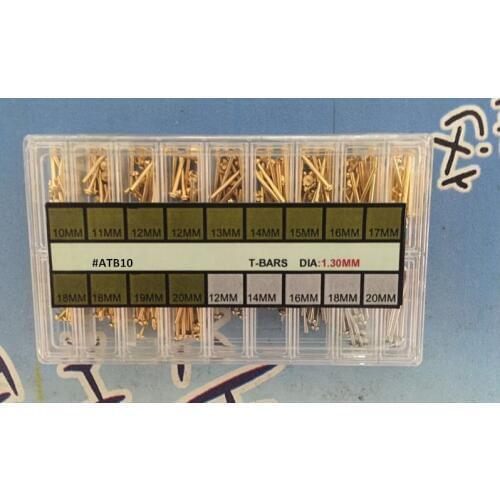 1.3mm Round Head Threaded Lug Drive In Replacement Band Pins Gold and Silver Color