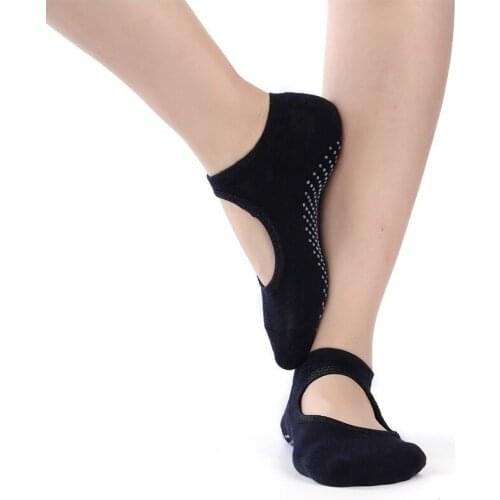 1 Pairs Silicone Non-slip Yoga Socks Winter Thick Solid Color Deodorant Terry Socks Fashion Dance Socks