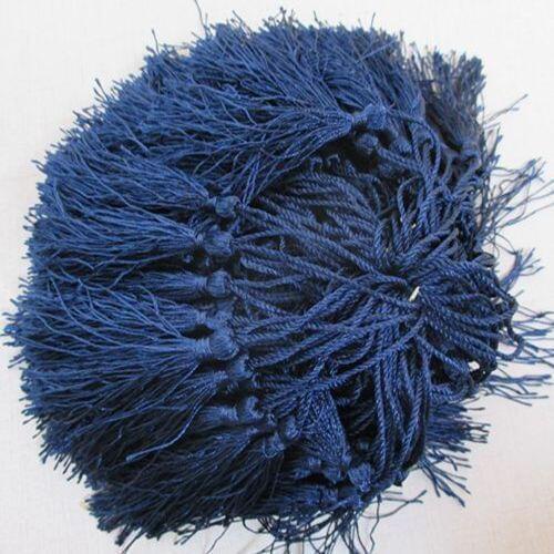 100pcs/lot wholesale blue-gray polyester Charm tassel for home decore curtain fitting bookmark curtains 020001015