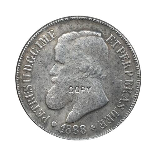 1888 Brazil 500 Reis coins COPY