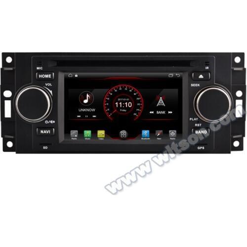 5" Android 10 OS Car DVD Multimedia GPS Radio for Jeep Patriot 2008-2009 & Dodge Ram 2006-2008 & Chrysler PT Cruiser 2005-2010