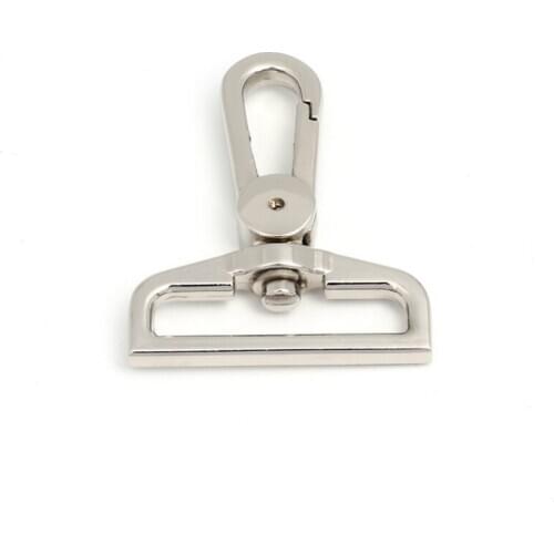 50pcs Diy Bag Accessories Rotatable Buckle Hook Lobster Key Chain Metal High Quality Carabiner For Bag Parts & Accessories