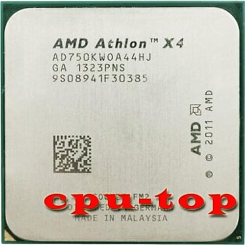 Free Shipping AMD Athlon X4 750K 750 3.4 GHz Duad-Core CPU Processor AD750KWOA44HJ Socket FM2