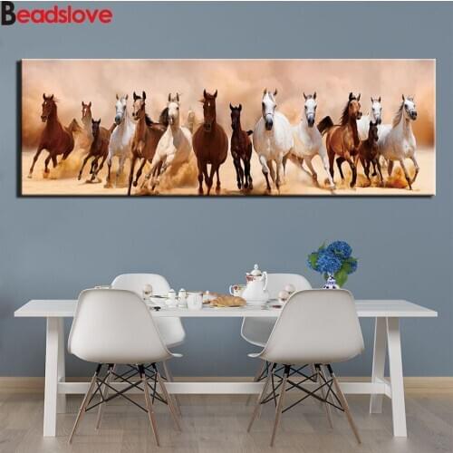 Large diamond mosaic animal horse Diamond Embroidery sale diy daimond painting full square round drill modern home decor art