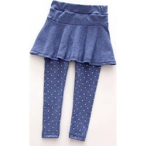 Kids Clothes Cotton Toddler Girl Pant Cozy Children Pant skirt For Girl Wool Culotte Kids Legging Trousers 2019