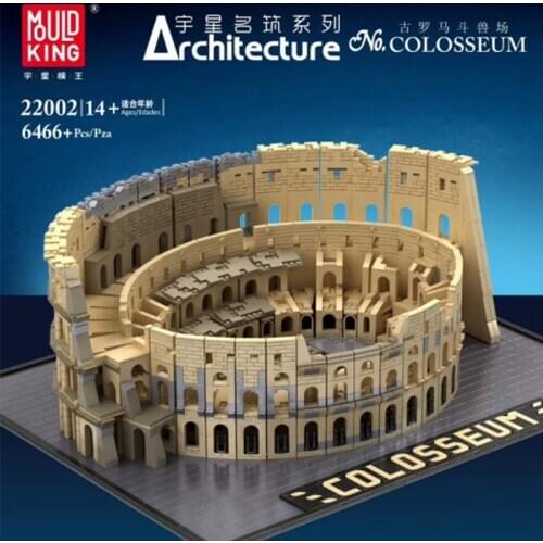 MOULD KING MOC Streetview The Architecture Colosseum model sets Building Blocks Assemble Bricks Kids DIY Toys Christmas Gifts