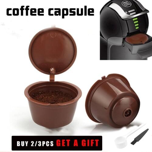 Nespresso 1/2/3PCS coffee capsule nestle dolce gusto capsule reusable coffee filter capsule machine refillable cafe capsula
