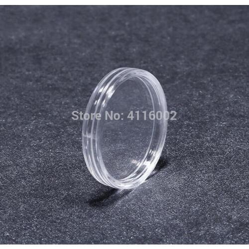 1000pcs 27mm Inner Diameter Coin Holder Clear Plastic Coin Capsule Box Collection Display Storage Box Holder