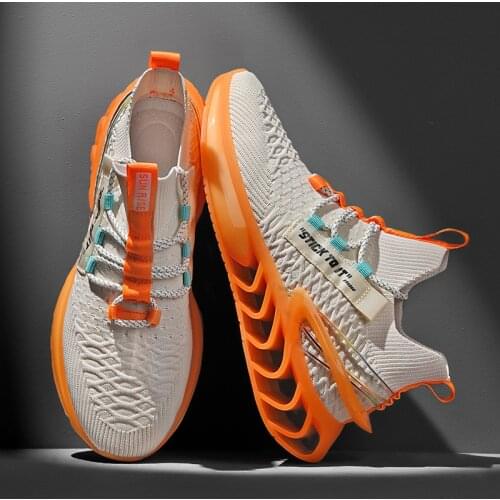 Cushioning Platform Running Shoes Men Zapatillas de Hombre Mens Trainers Mesh Sports Shoes for Male Chunky Sneakers Breathable