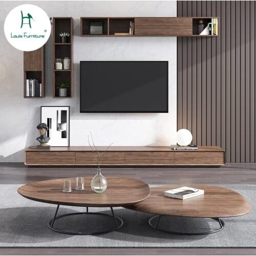 Louis fashion nordic style living room home simple modern furniture creative personality round coffee table