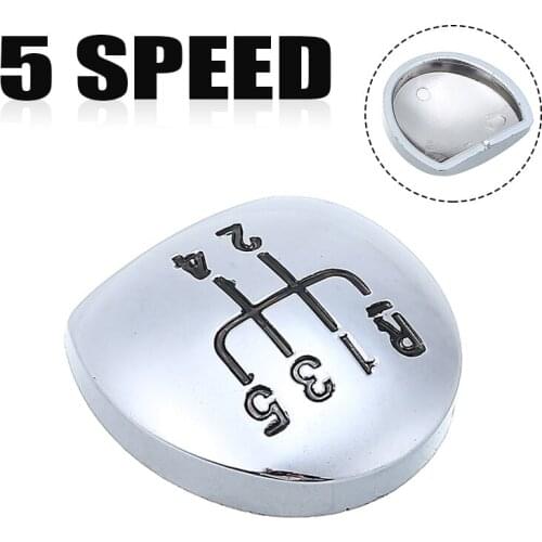 New Arrival 1pc 5 Speed Gear Shift Knob Cap Cover Dedicated Replacement For Renault for Megane for Clio for Kangoo for Scenic