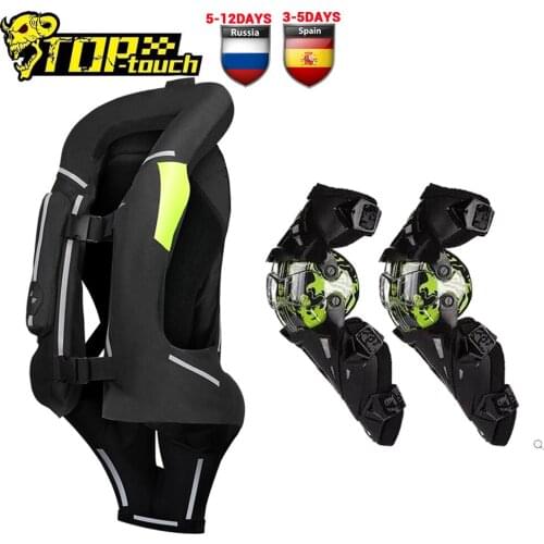 Motorcycle Jacket Moto Air Bag Vest Reflective Air-bag Motocross Racing Riding Jackets System Airbag CE Protector Size S-3XL