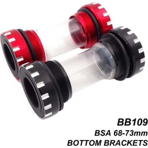 MTB Bike Bottom Brackets BB109 Ceramic Bearing BSA 68/73mm Road Bikes Hollow BB Axle 24mm BB 22mm For Shimano Sram GXP Cranksets
