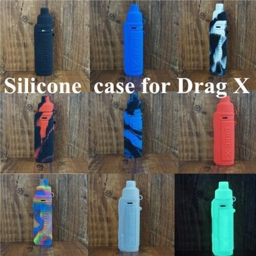 Drag X Electronic cigarette soft rubber silicone enclosu Sleeve Skin Cover Wrap Protective
