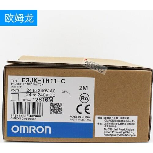 Original Omron on-beam photoelectric switch E3JK-TR11-C 24-240V instead of E3JK-5M1