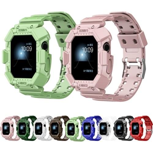 Bracelet For Apple Watch Band 44mm 40mm 42mm 38mm TPU Transparent Watchband For Iwatch Series 1 2 3 4 5 6 SE Strap Accessories