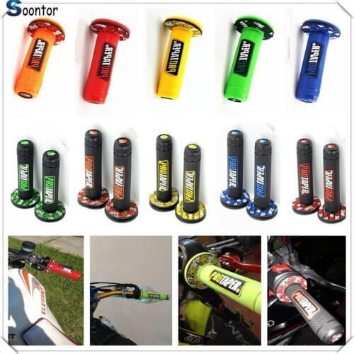 Handle Grip Motorcycle Dirt Pit Bike Rubber Gel Hand Grips FOR HONDA CB190R VT1100 GROM MSX125 Honda XADV 750 X11 A CB600F