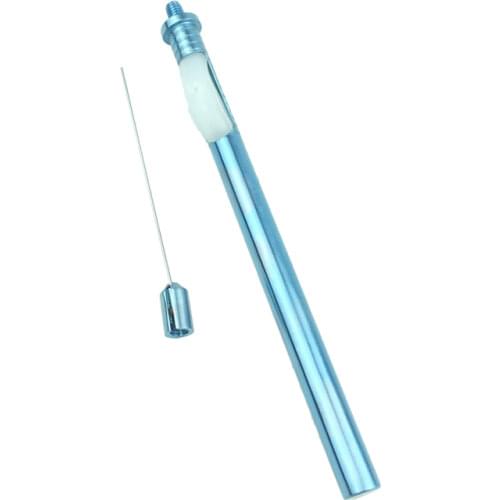Titanium New18G Aspiration Needle Straight with Silica Gel Cannulation Inside Backflush Handle Ophthalmic Eye Instrument