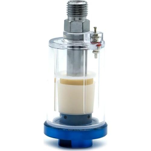 1/4'' Water Oil Separator Inline For Compressor Spray Paint Gun Air Hose Filter Moisture Trap