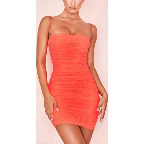 5 Color Woman Party Night Vestido Strap Mini Sexy Bodycon Celebrity Womens Dress
