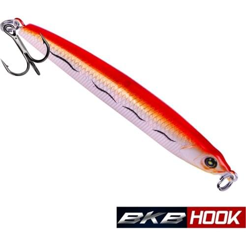 1PCS VIB Pencil Fishing Lures Fishing Tackle 7.65cm-3.01" With 8# BKB Hook 8.11g-0.29oz Artificial Carp Jerkbait Walleye Wobbler