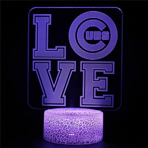 Basketball Team Logo Series 3D Night Light