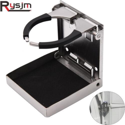 4pcs Adjustable Car Folding Drink Cup Bottle Holder Stainless Steel Universal Car Cup Holder Truck marine boat yacht accessories