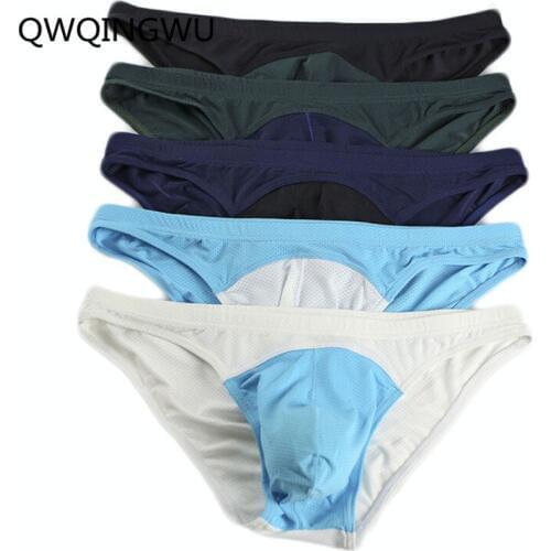 5PCS Sexy Men Briefs Underwear Breathable Hole Mens Underwear Briefs New arrival Underpants Panties Men Drop shipping Briefs