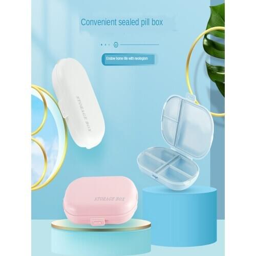 7 Days Weekly Pill Box Portable Sealed Pill Case Travel Medicine Holder Pill Organizer Plastic Box Capsules Organizer