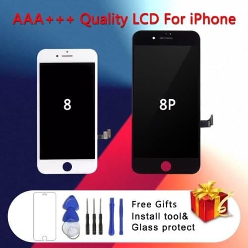 AAA+High quality 3D Touch iphone 8 pantalla AAA+ For iPhone 8Plus LCD High color gamut Display Touch Screen replacement assembly